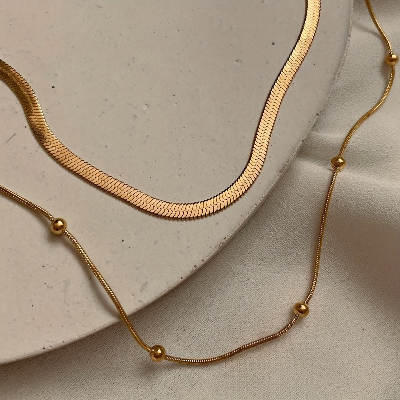 L'Élégance Multilayer | Klassieke Multilaag Ketting Met Luxe Afwerking | Subtiel en Veelzijdig Voor Elke Stijl
