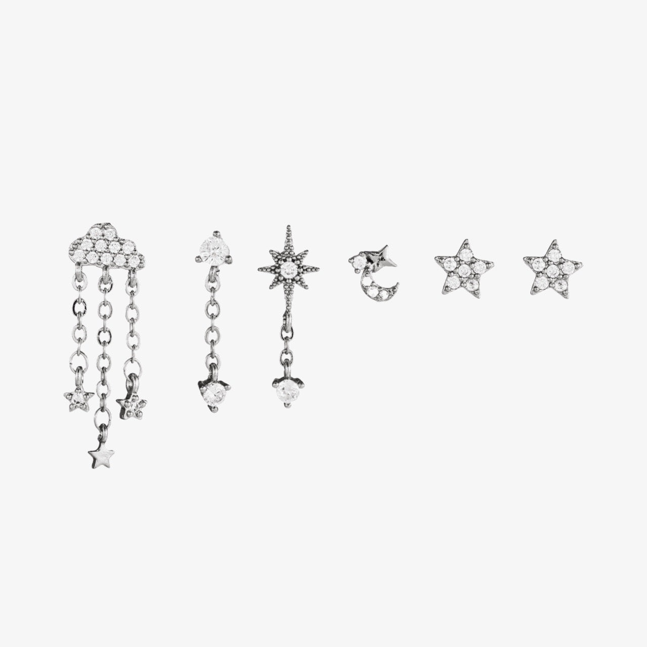 Cloud Love Earrings Set