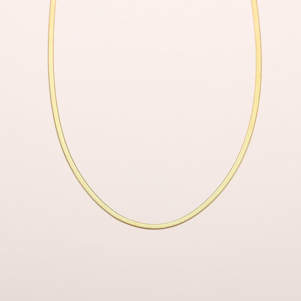 Gelaagde Visgraatketting Isa | 925 Sterling Zilver
