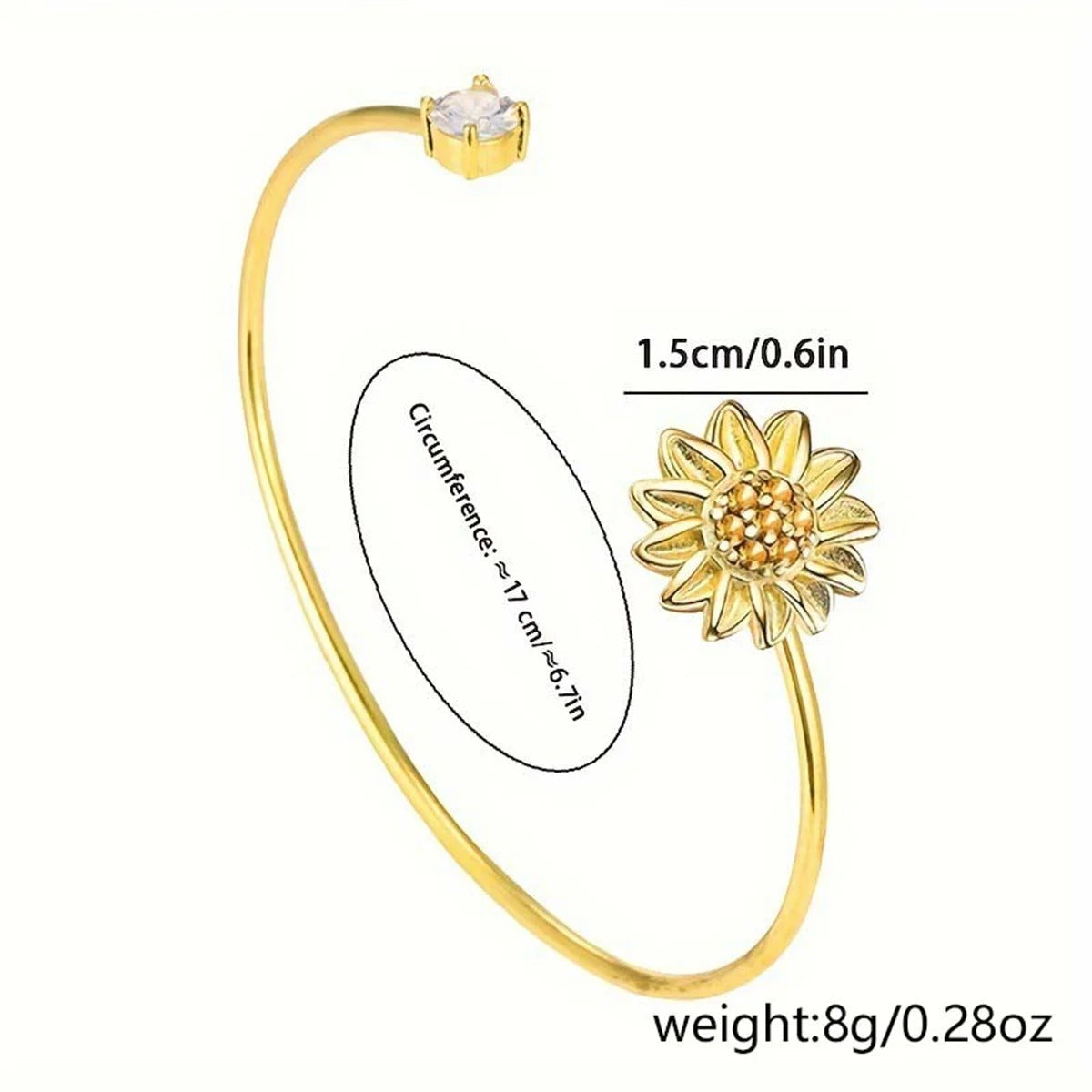 Elegant Daisy Bracelet