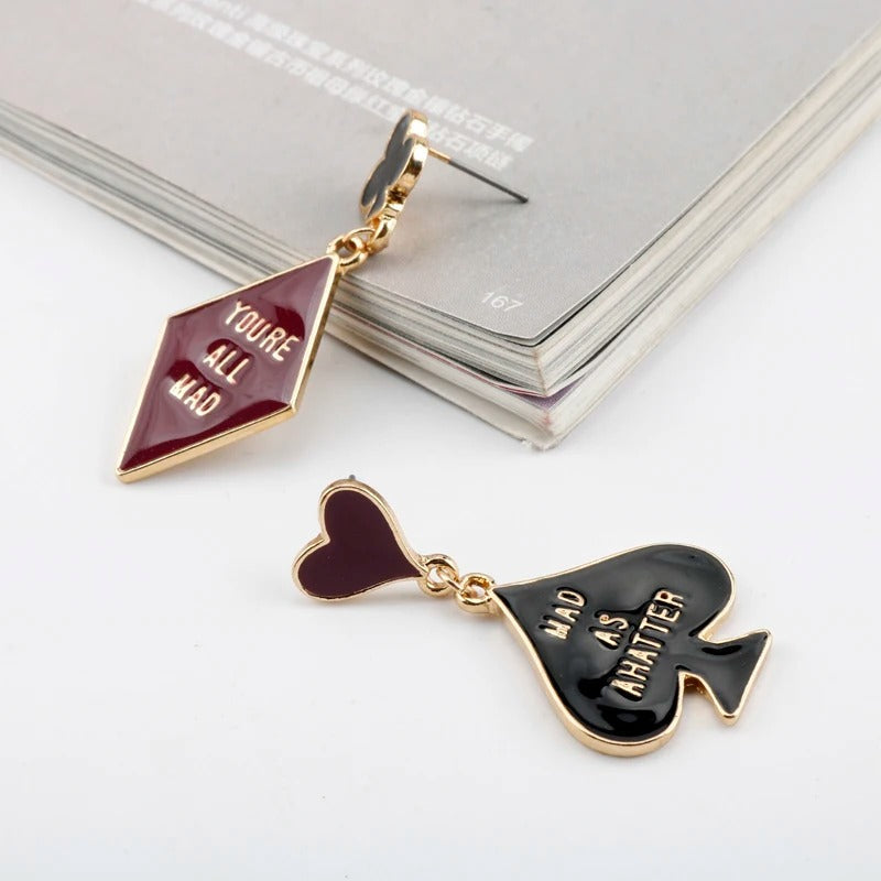 Asymmetrical Wonderland Earrings