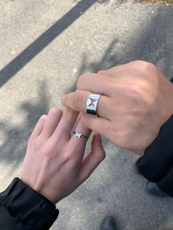 Matching Rings (Gold & Silver)
