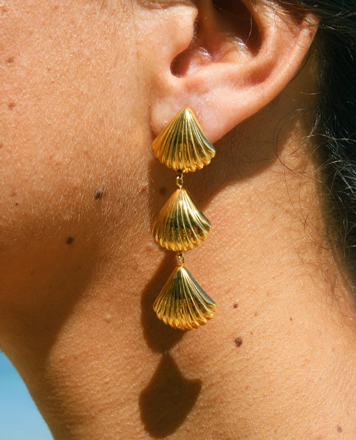 Shell Trio Earrings