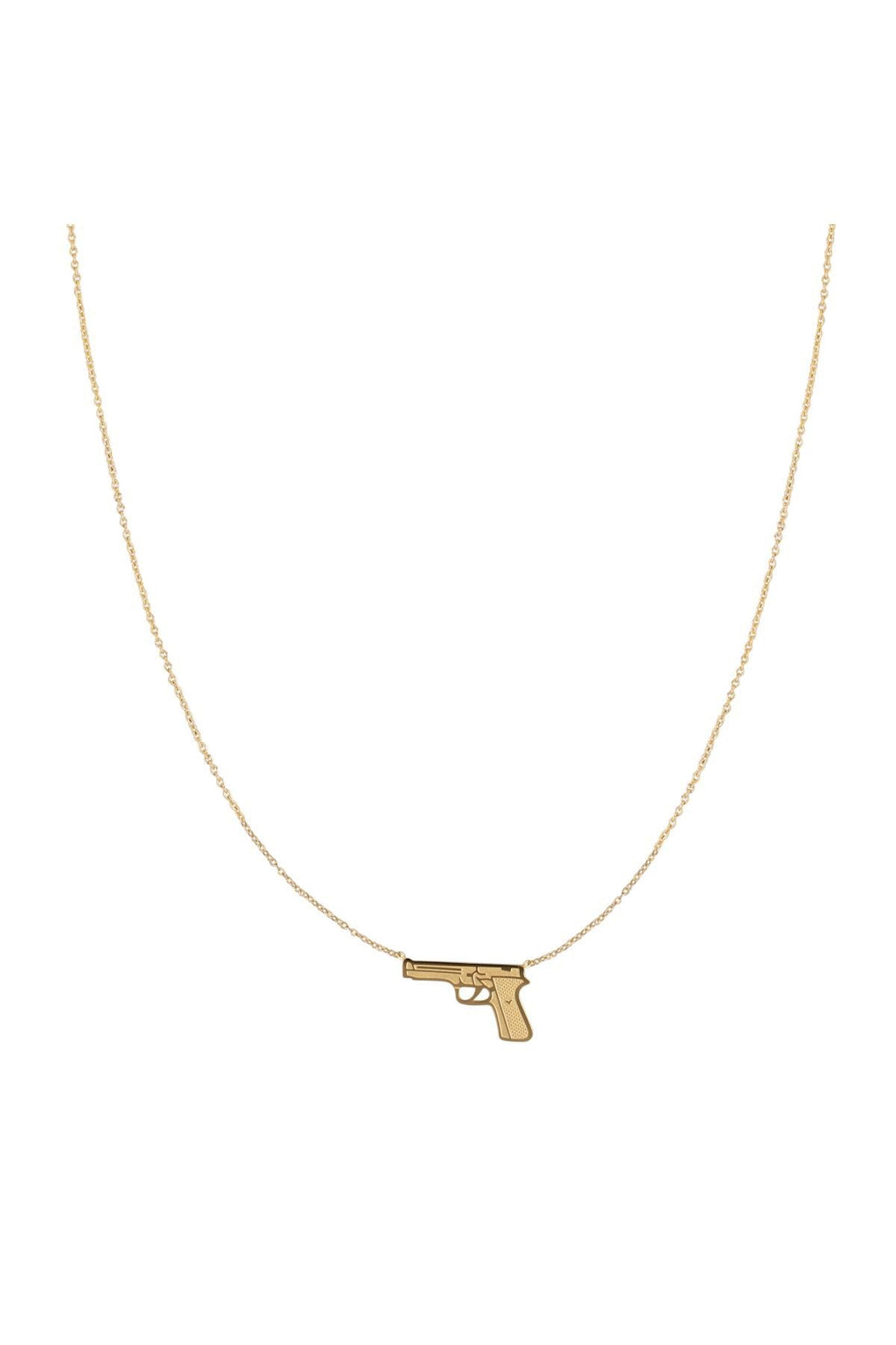 Pistool Hanger Ketting | 925 Sterling Zilver