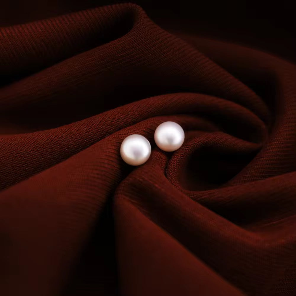 Bridal Natural Pearl Earrings