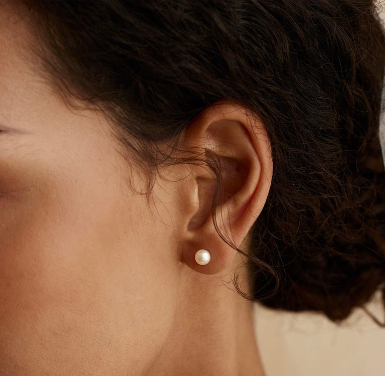 Bridal Natural Pearl Earrings