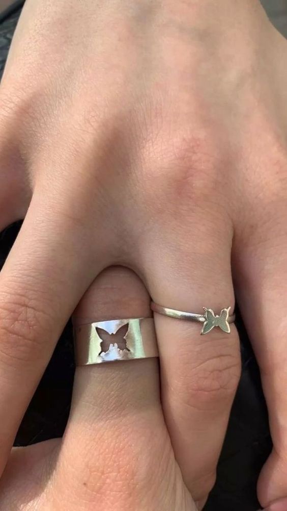 Matching Rings (Gold & Silver)
