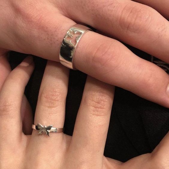 Matching Rings (Gold & Silver)