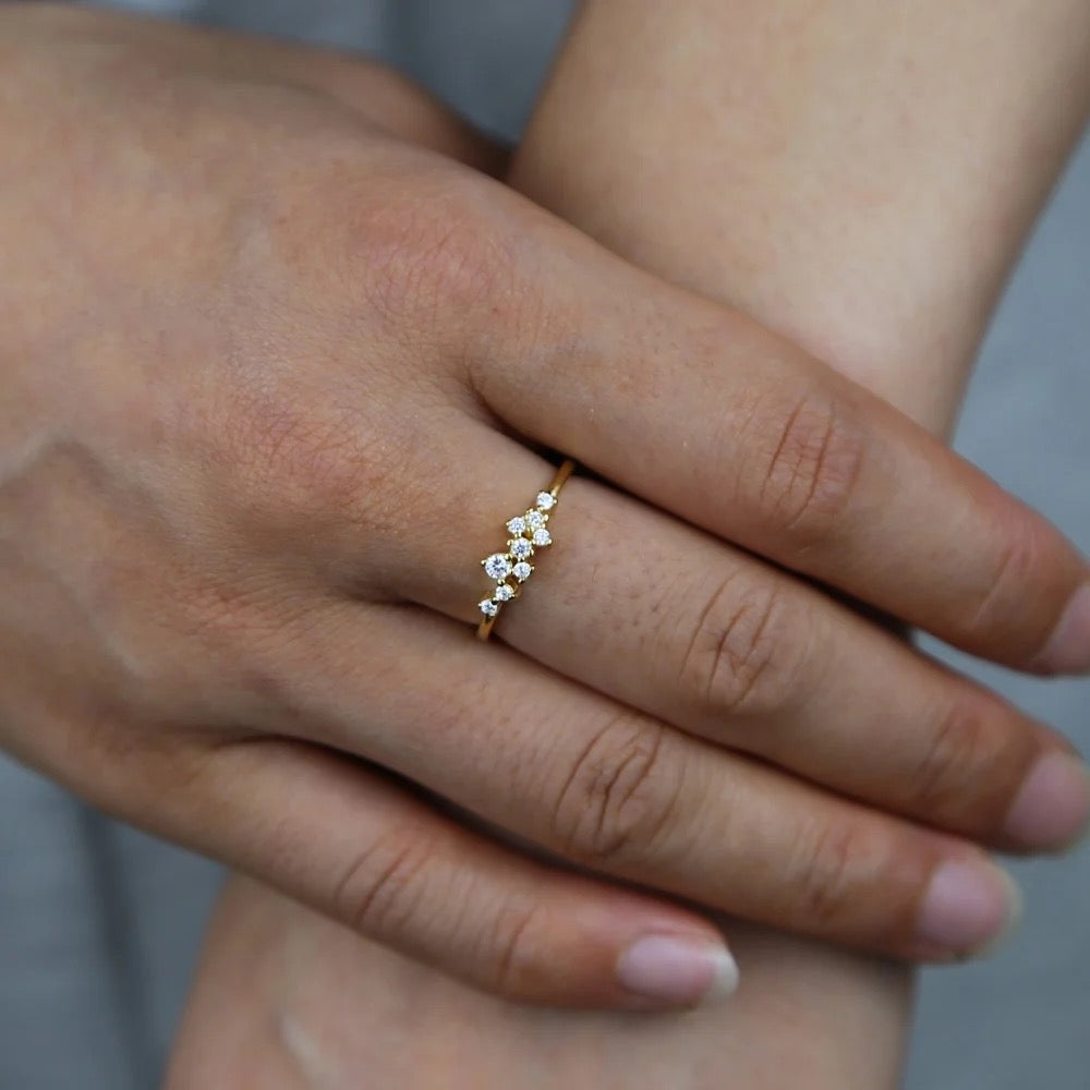 Stardust Ring Sterling Silver