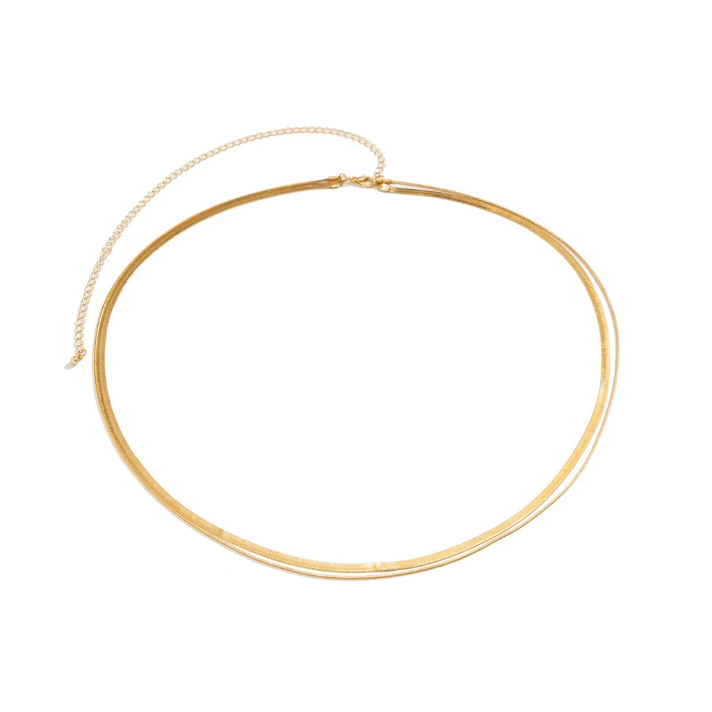 Buikketting Snake Chain | 14K Plated Gold