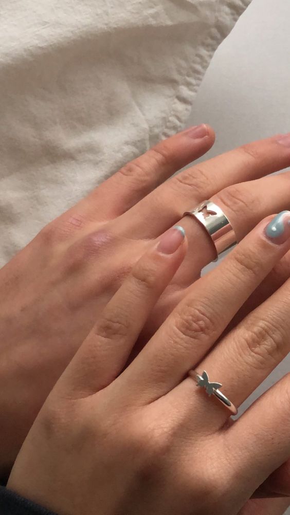 Matching Rings (Gold & Silver)