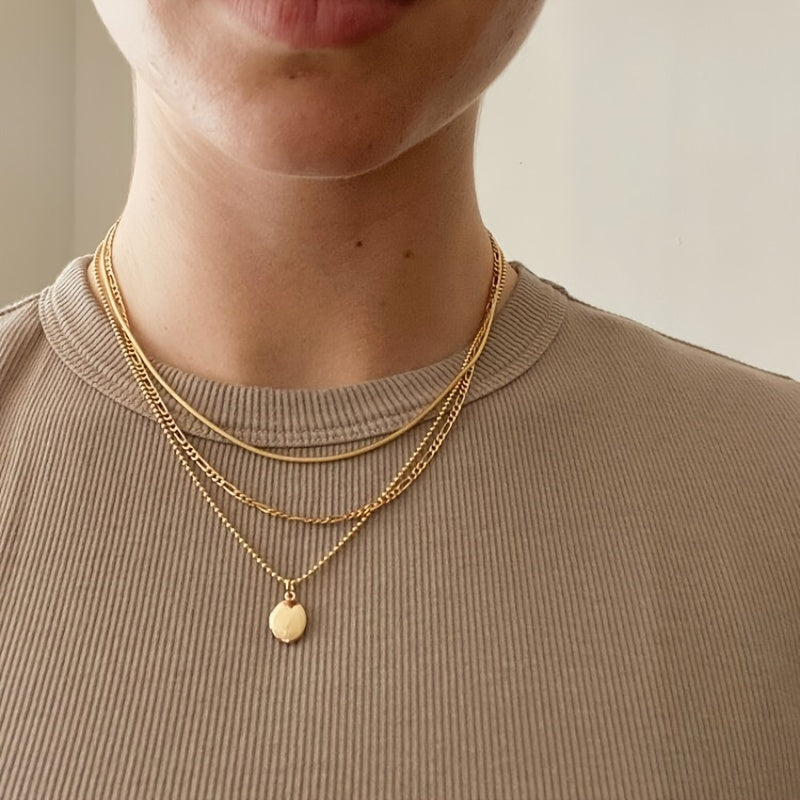 L'Amour Vintage | All-Season Ketting Met Hartvormige Hanger | Veelzijdig Voor Feestelijke en Casual Looks