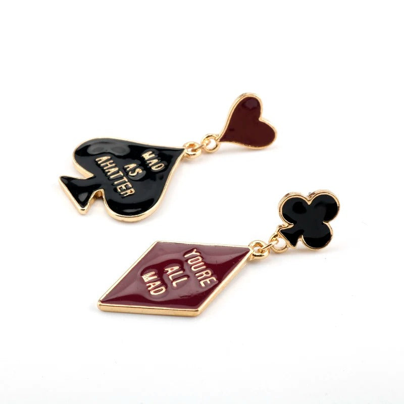 Asymmetrical Wonderland Earrings