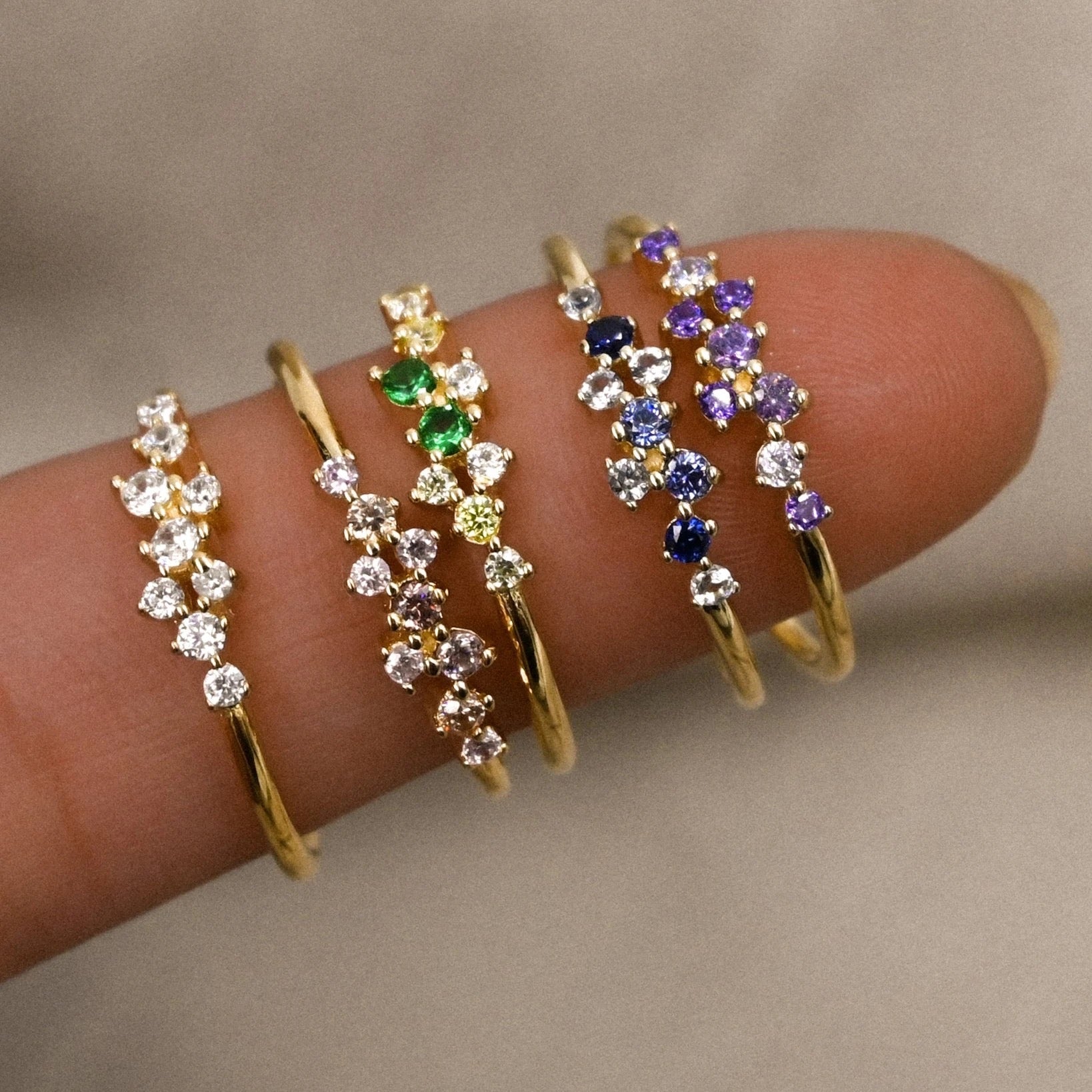 Stardust Ring Sterling Silver