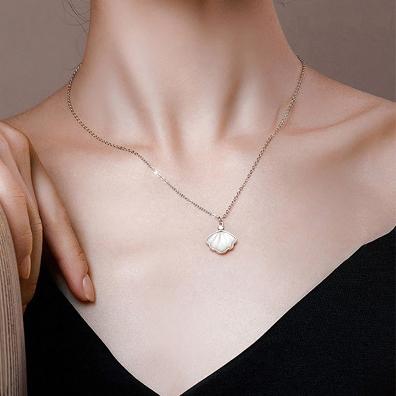 Radiant Seashell Necklace | S925 Sterling Silver