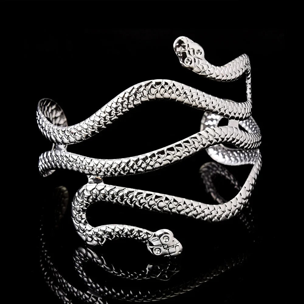 Bovenarm Armband Snake Design | Plated 14k Gold