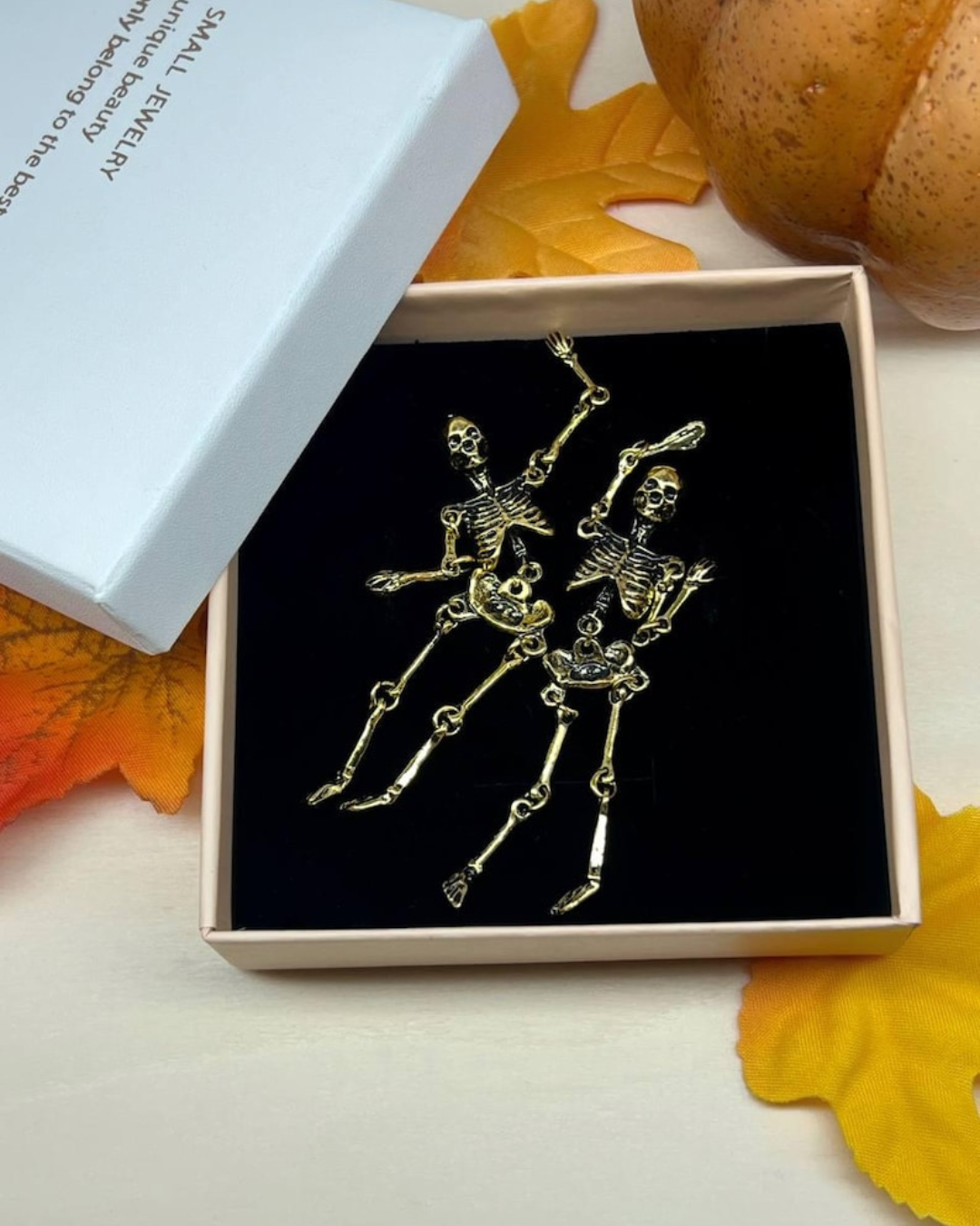 Halloween Skelet Goth Earrings