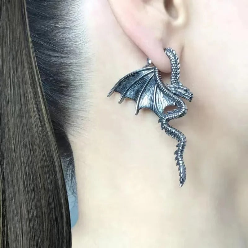 Fourth Wing Dragon Earrings | Fantasy Collection