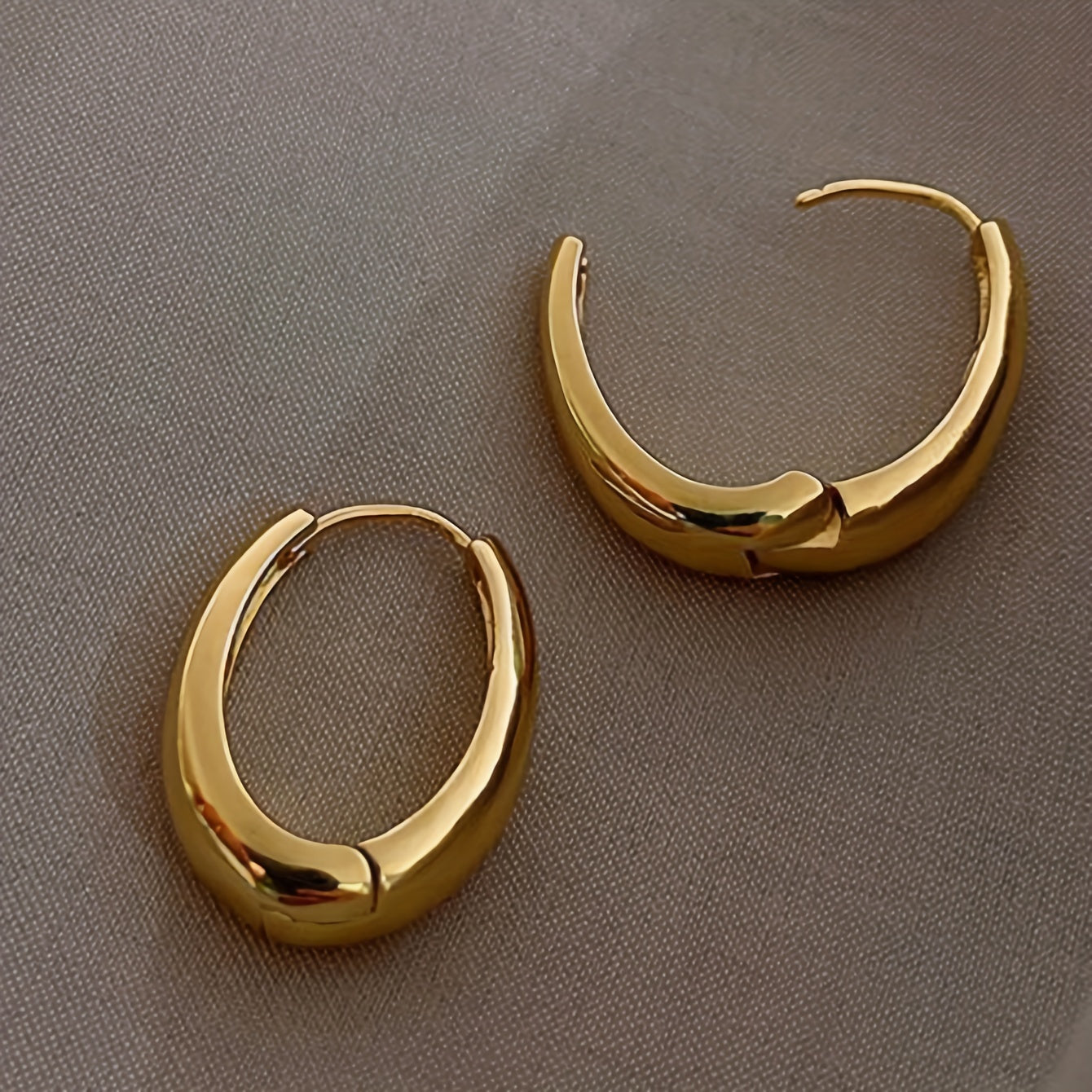 La Belle Époque | Vintage Gouden Oorringen | Glossy Afwerking, Elegant Design - Voor Dagelijks Gebruik en Feestelijke Gelegenheden