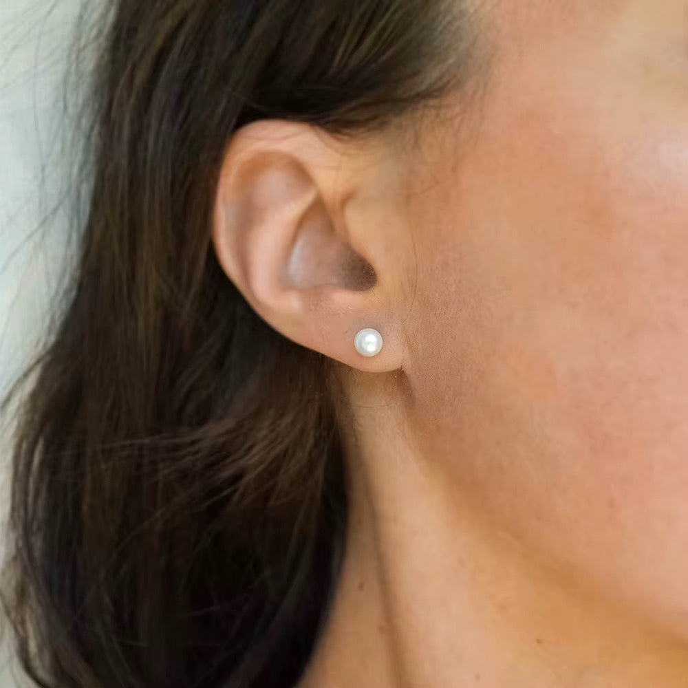 Bridal Natural Pearl Earrings
