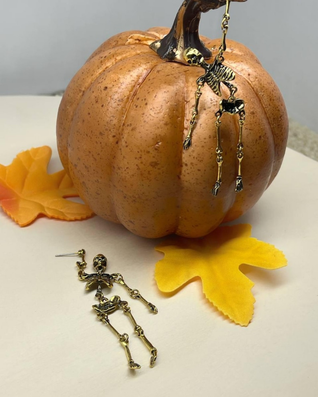 Halloween Skelet Goth Earrings