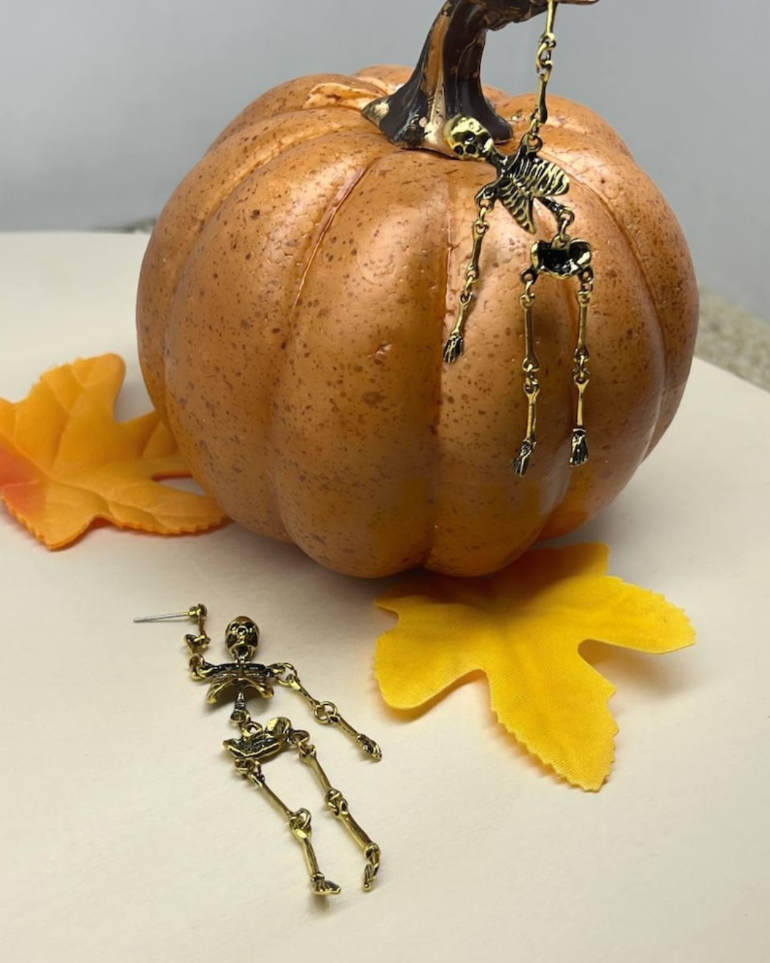 Halloween Skelet Goth Earrings