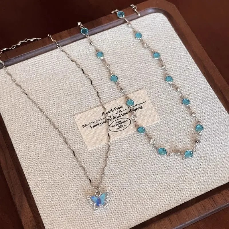Crystal Butterfly Necklace