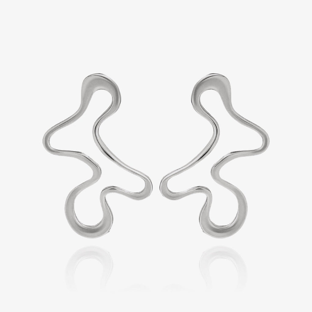 Geometric Art Statement Earrings