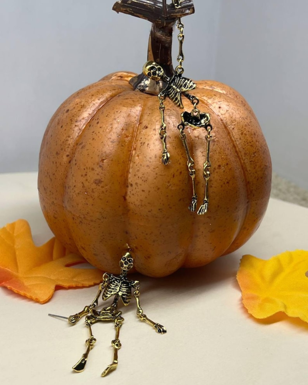 Halloween Skelet Goth Earrings