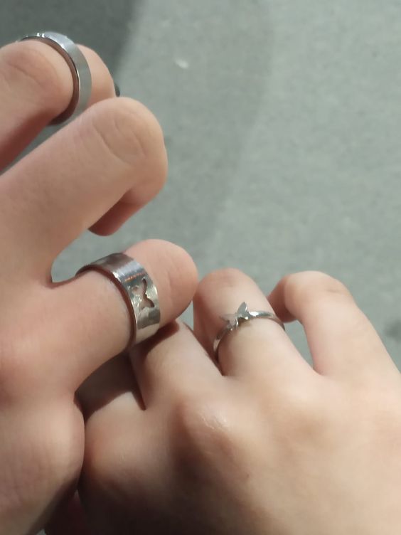 Matching Rings (Gold & Silver)