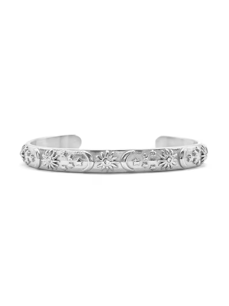 Sun And Moon Bangle Bracelet