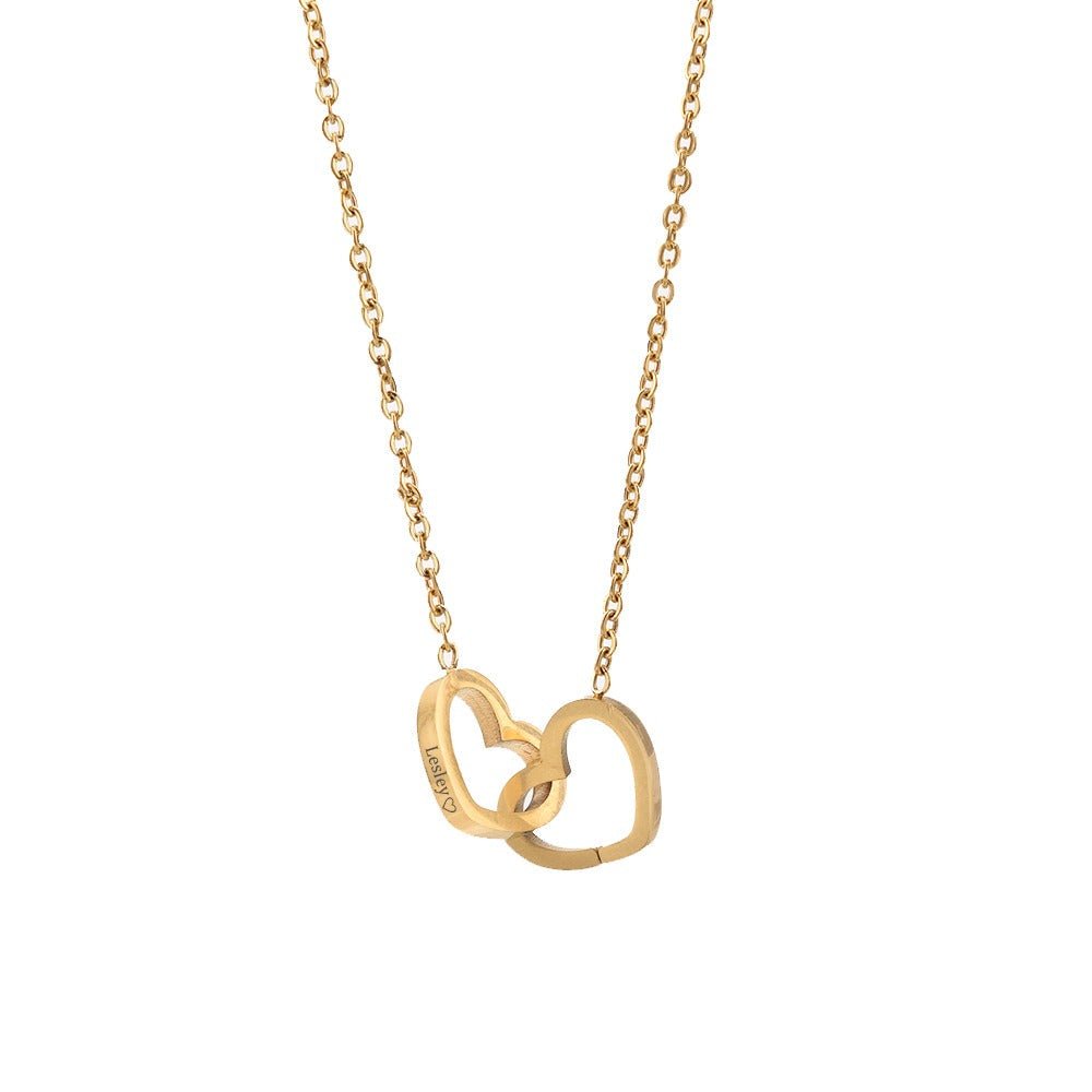 Eeuwige Roos Box - Met Gepersonaliseerde Ketting & Echte Roos