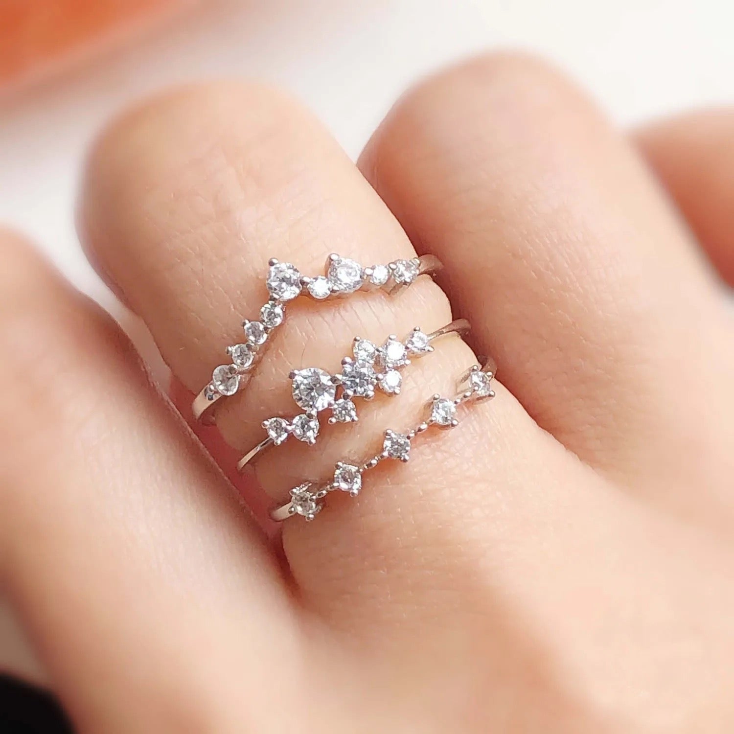 Stardust Ring Sterling Silver