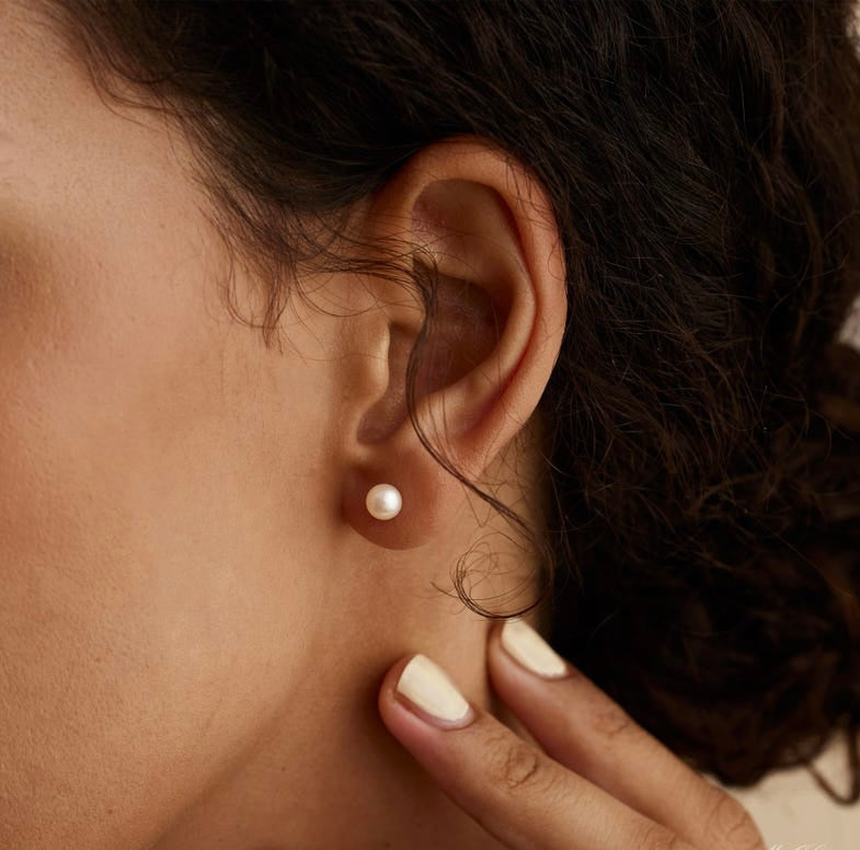 Bridal Natural Pearl Earrings