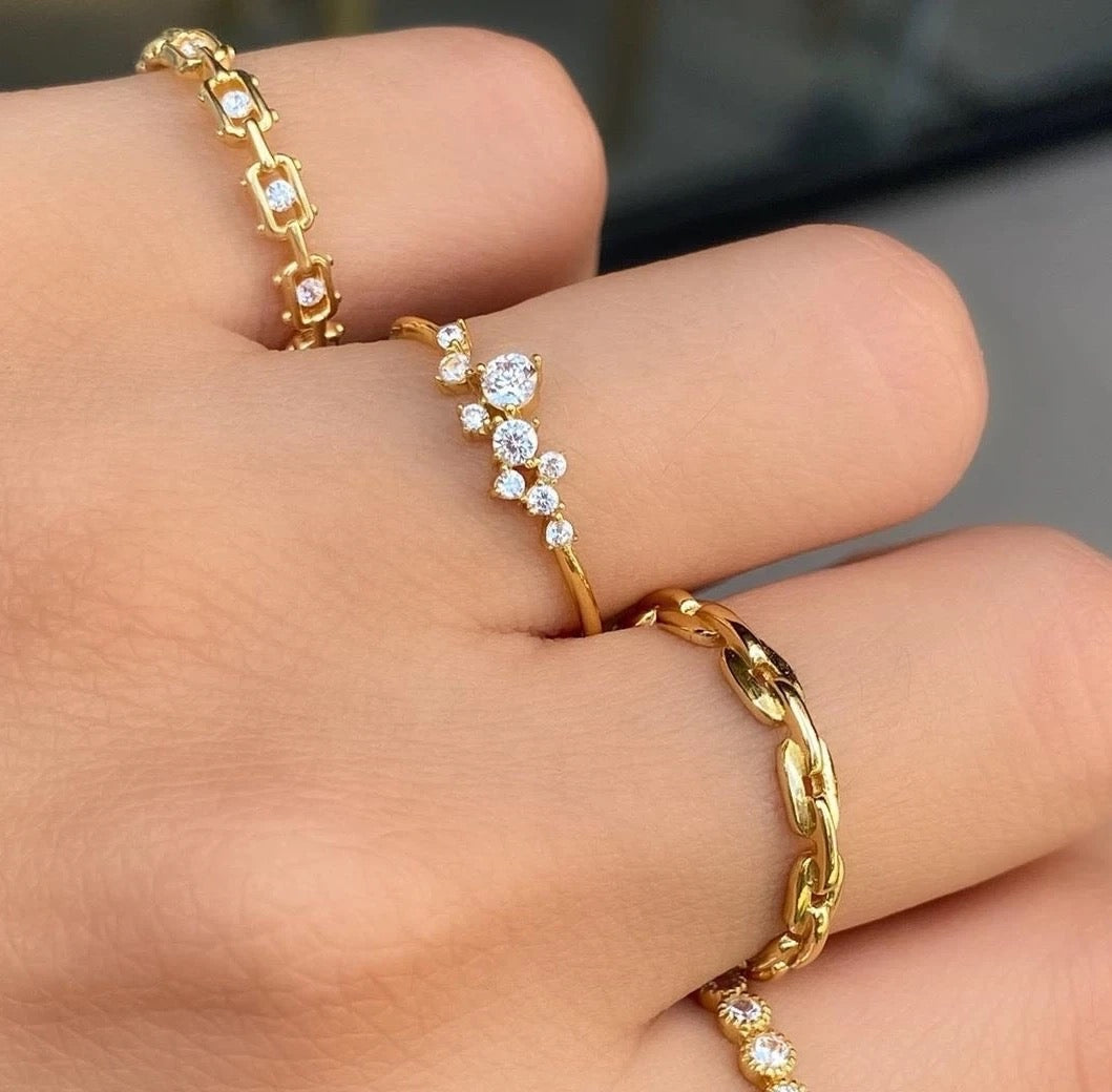 Stardust Ring Sterling Silver