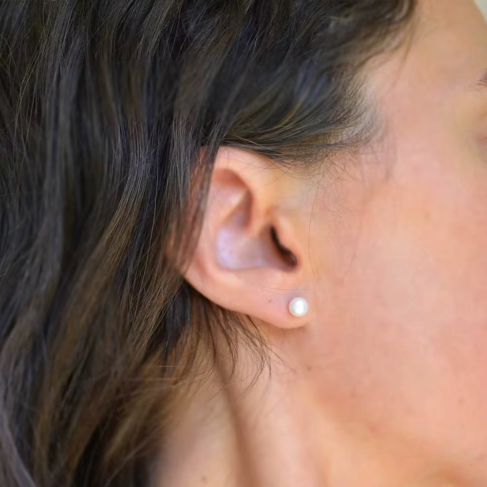 Bridal Natural Pearl Earrings