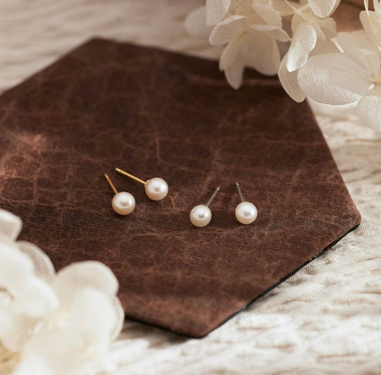 Bridal Natural Pearl Earrings