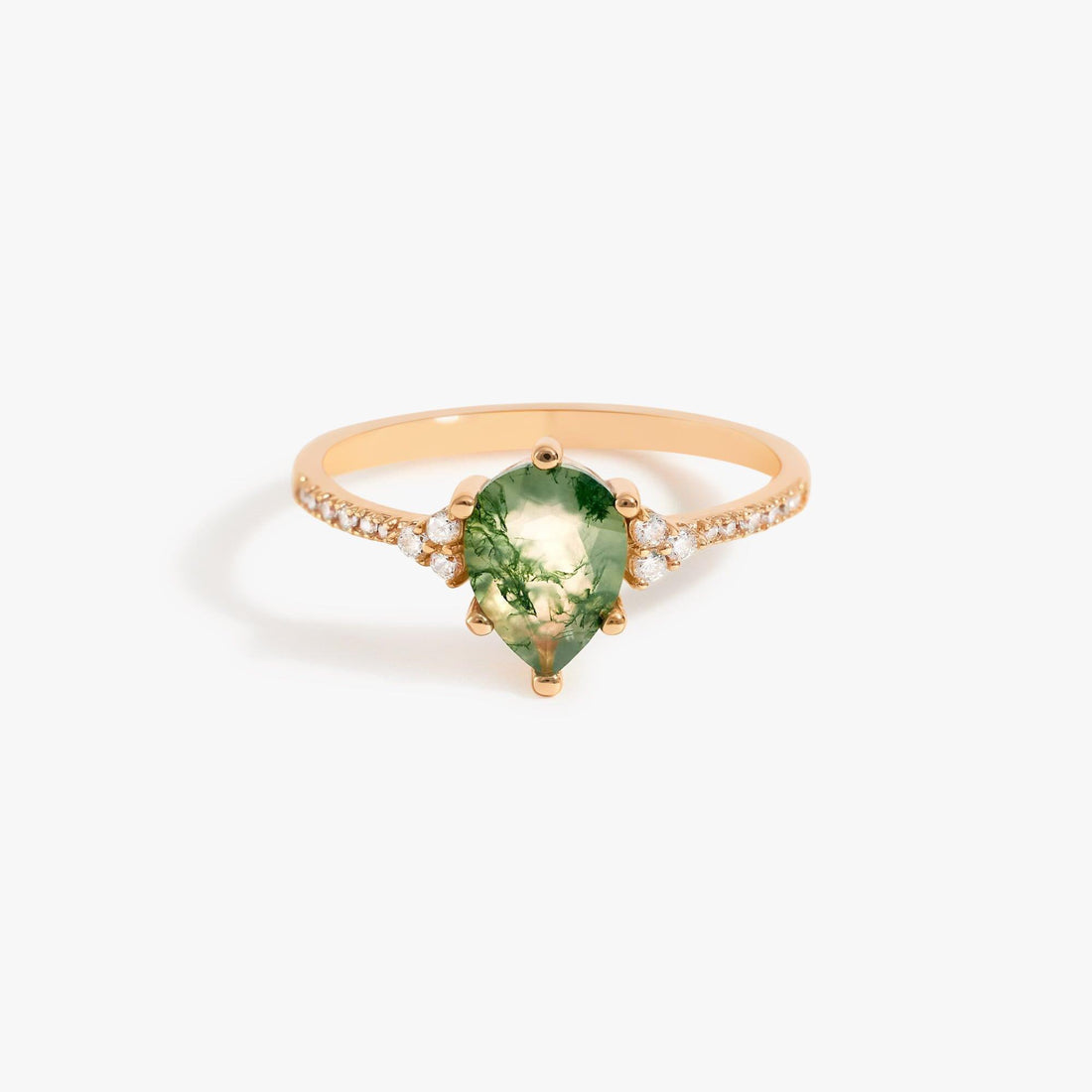 Moss Agate Ring