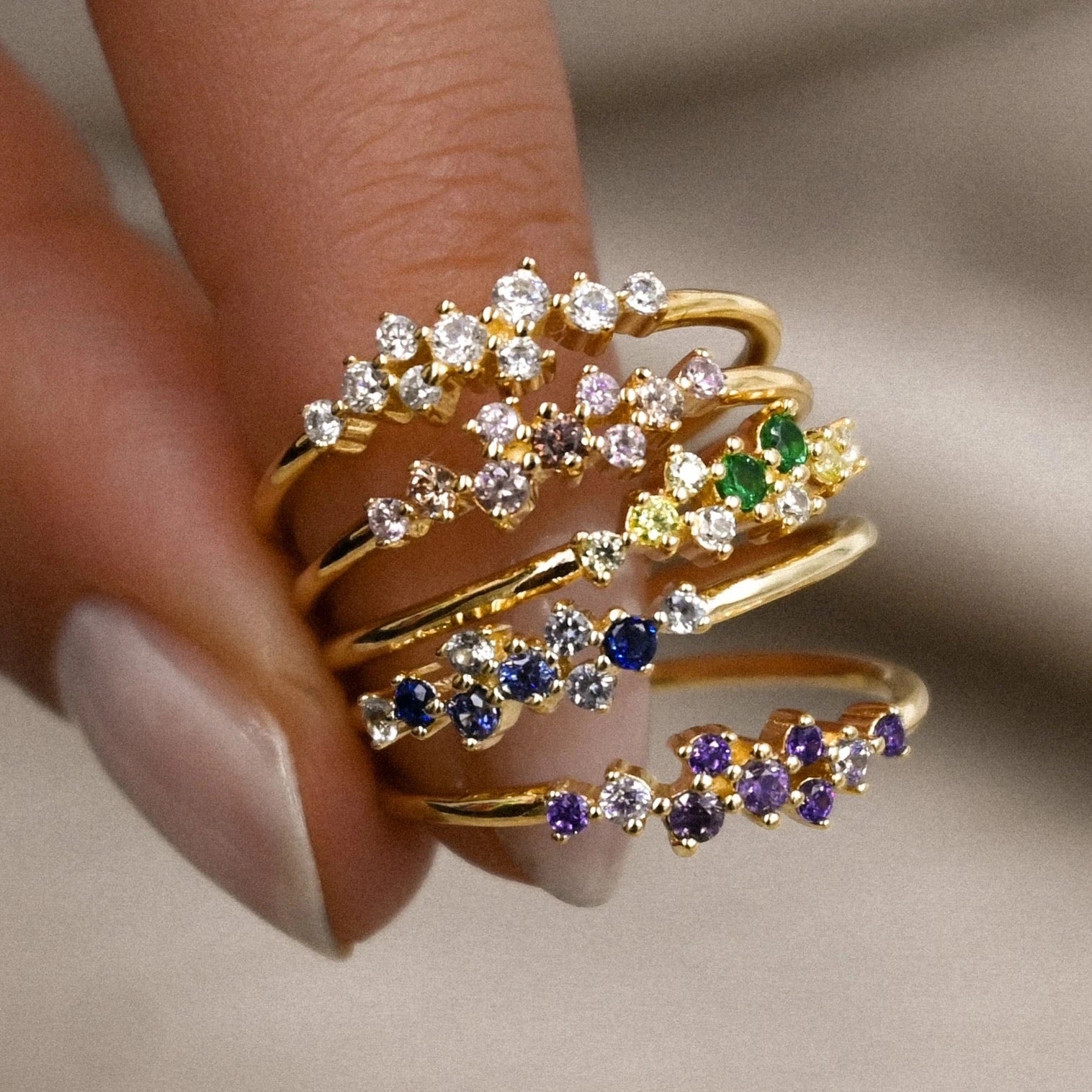 Stardust Ring Sterling Silver