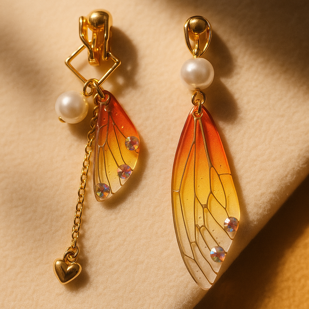 Asymmetrical Butterfly Wing Earrings™