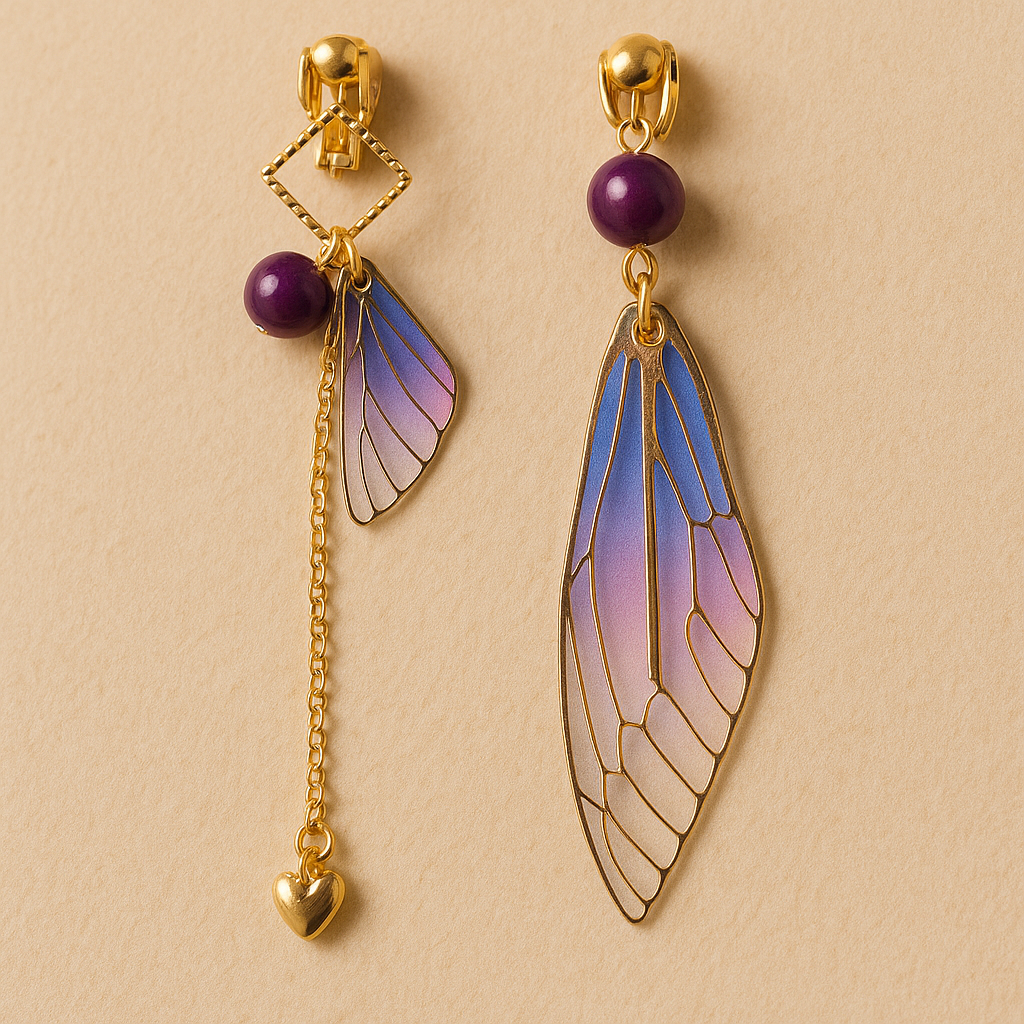 Asymmetrical Butterfly Wing Earrings™