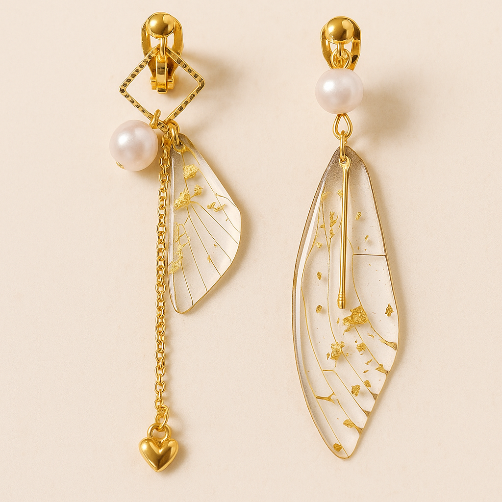 Asymmetrical Butterfly Wing Earrings™