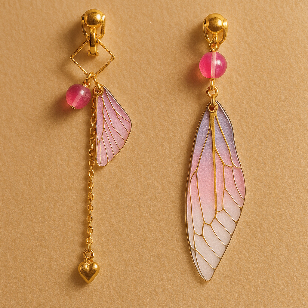 Asymmetrical Butterfly Wing Earrings™
