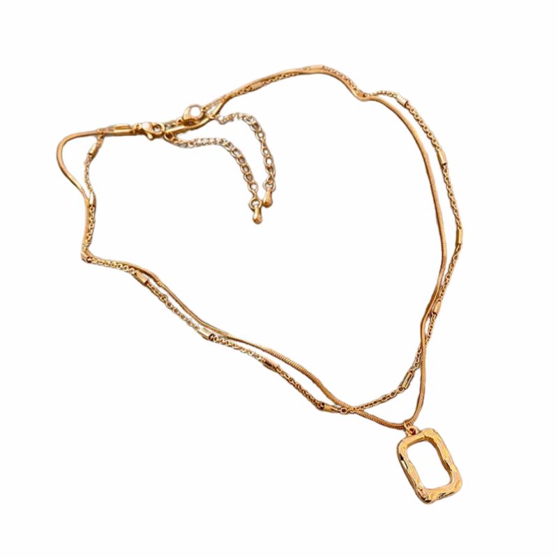 Anouk Gelaagde Hanger Ketting | 925 Sterling Zilver