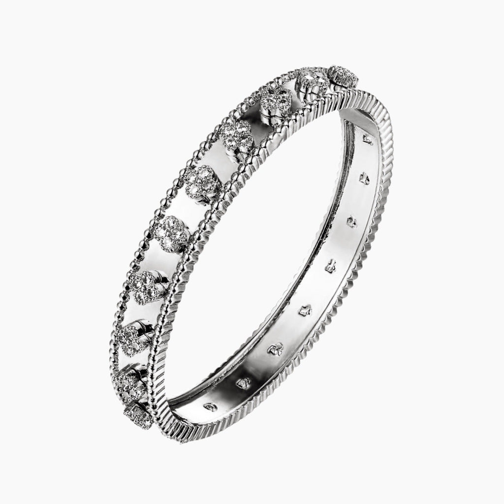 Clover 3D Bangle Bracelet