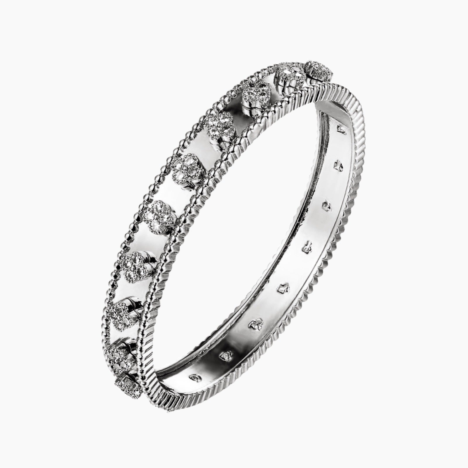 Clover 3D Bangle Bracelet