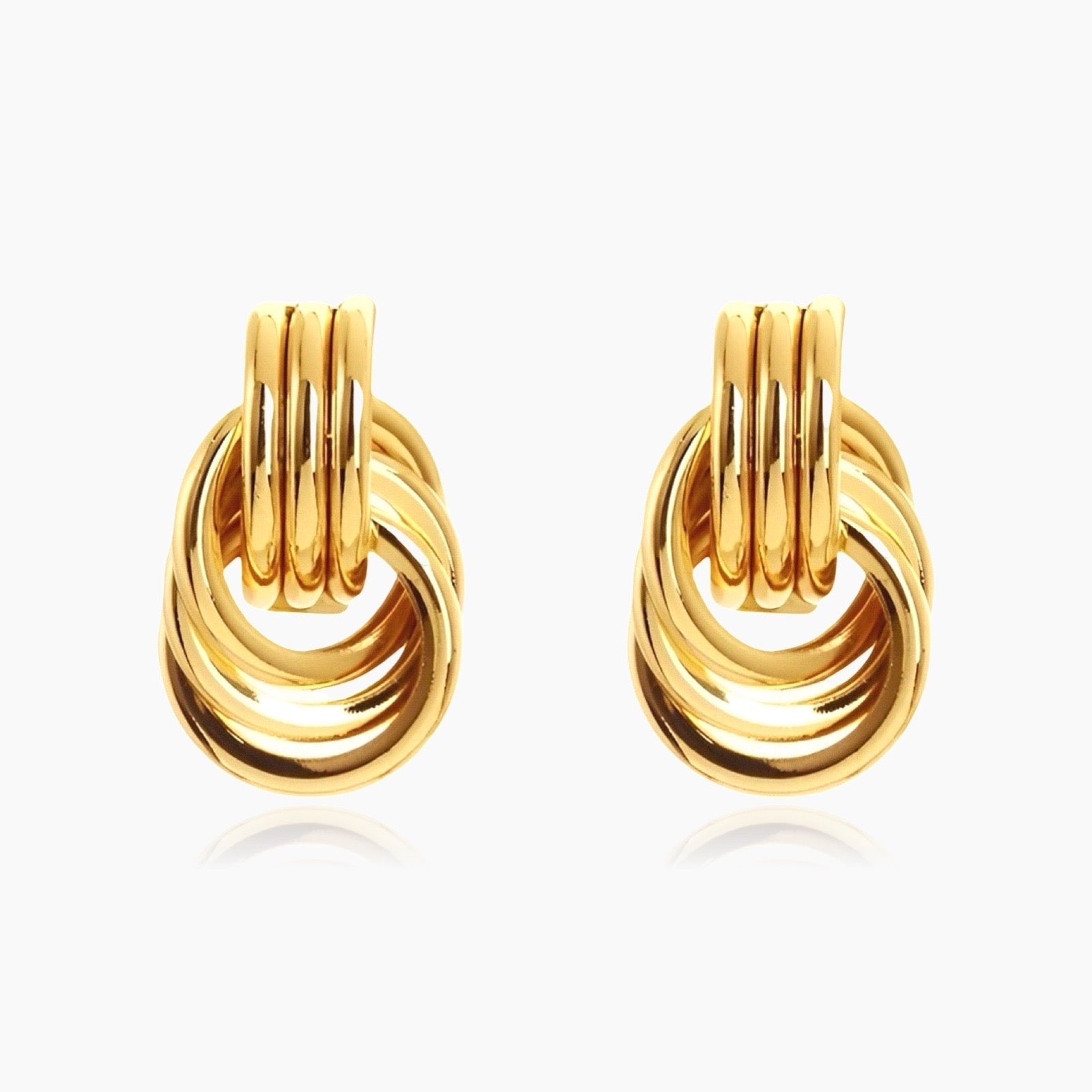 Clean Knot Earrings