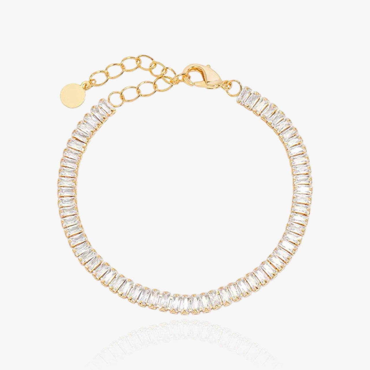 Tennis Bracelet Baguette Cut