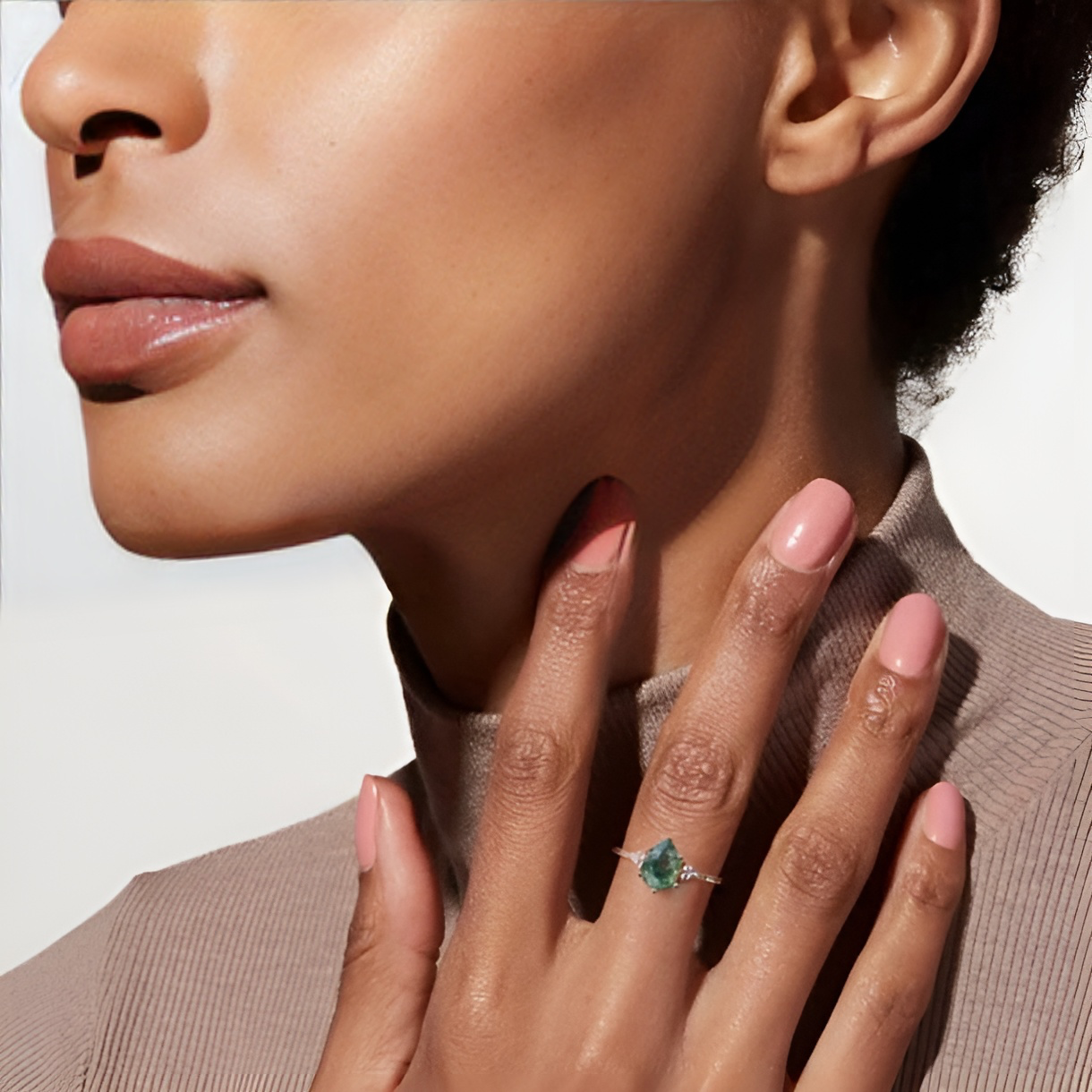 Moss Agate Ring
