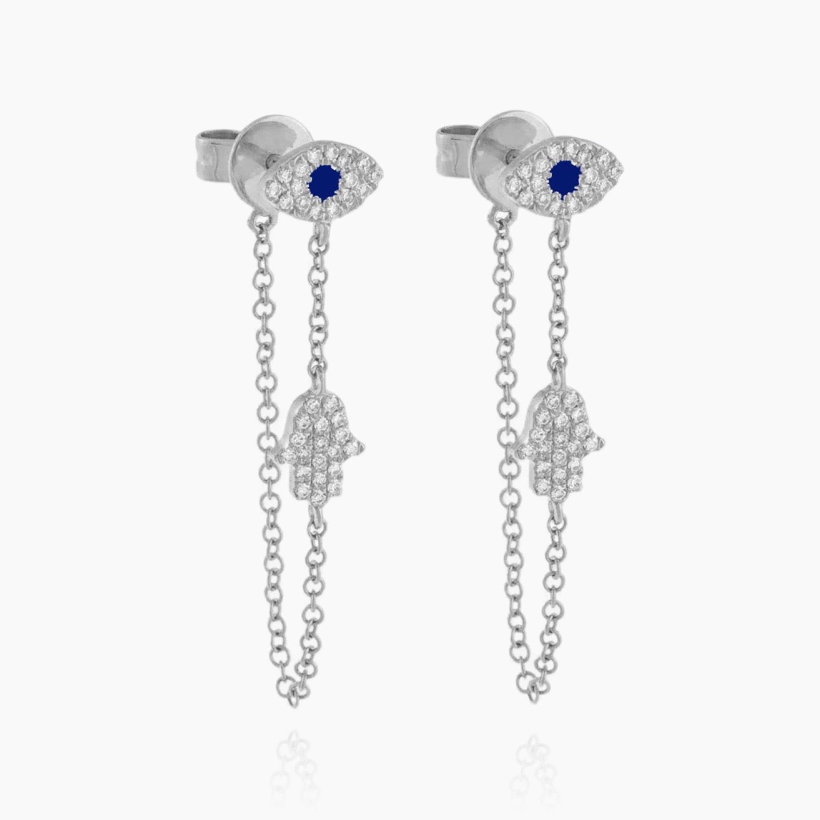 Evil Eye Dangle Earrings
